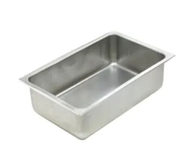 Eagle Group 502809-X Spillage Pan, Deep‑Drawn Aluminum, Fully‑Coved, 6‑1/2" Deep - 6/Pack
