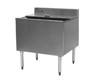 Eagle Group B30IC-16D-22-7 30" Underbar Ice Bin with 7- Circuit Cold Plate, 163 lb. Capacity