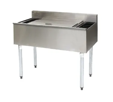 Eagle Group B3CT-16D-18-7 36" Underbar Ice Bin with Cold Plate and Eight Bottle Holders