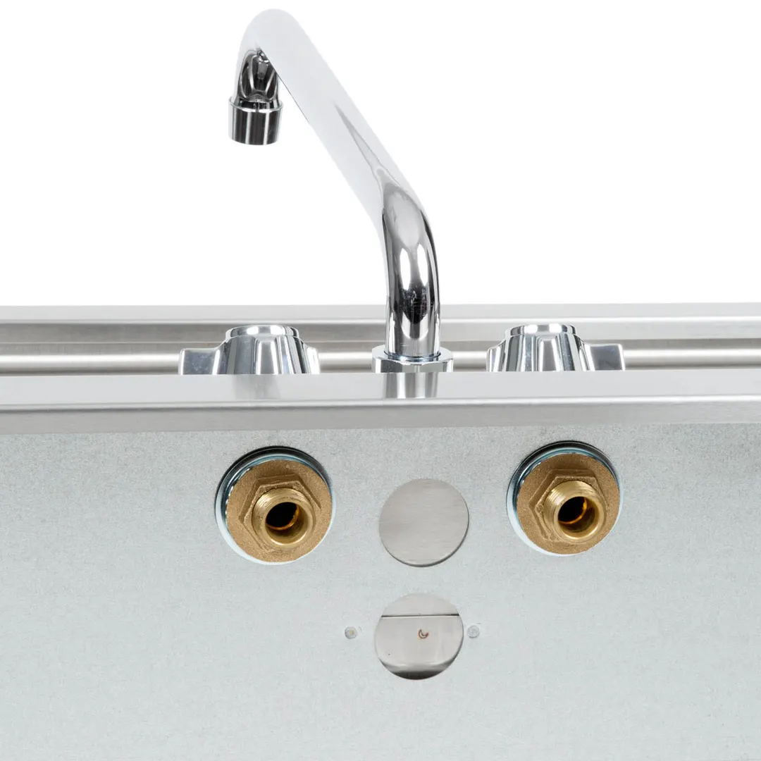 Eagle Group B5C-18 60" Underbar Sink Units, 3 Compartment with 2 Drainboards