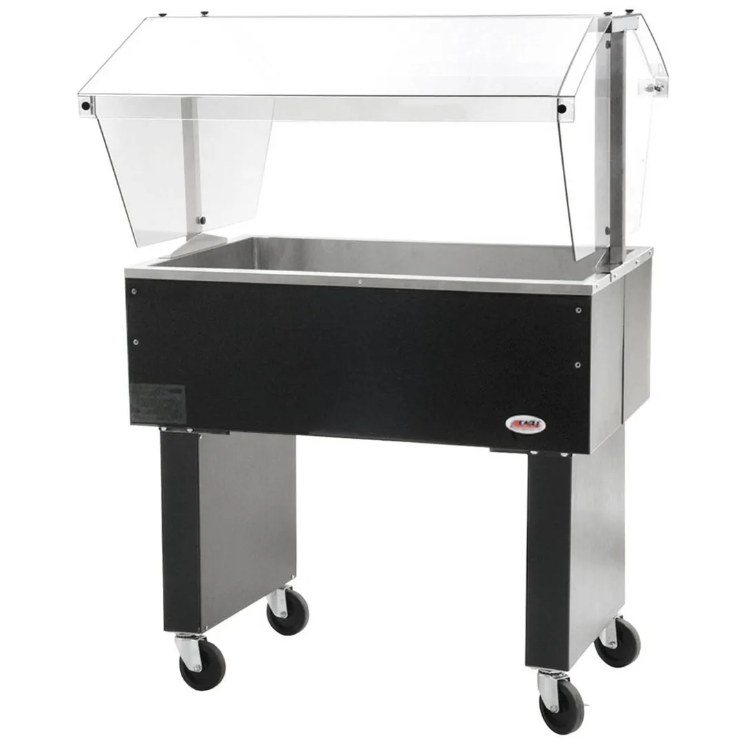 Eagle Group BPCP-2 33" Deluxe Service Mate, Portable Ice-cooled Buffet Cold Pan Unit , (2) Pan