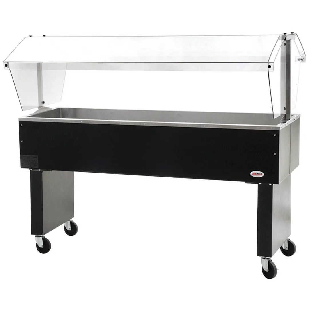 Eagle Group BPCP-4 63" Deluxe Service Mate, Portable Ice-cooled Buffet Cold Pan Unit , (4) Pan