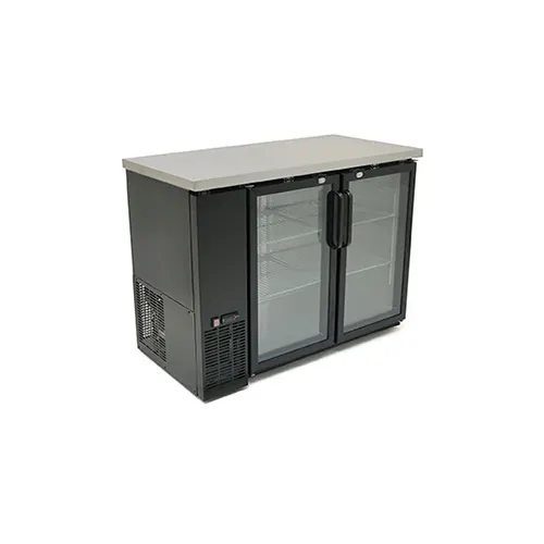 Eagle Group BPR-UBB-24-60G Refrigerated Back Bar Cabinet w/ 2 Glass Doors, 4 Shelves