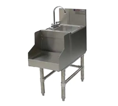 Eagle Group BS14-24 14" Underbar Blender Station with Sink and Faucet