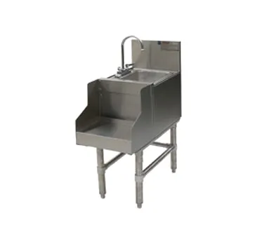 Eagle Group BWBS14-19 14" Underbar Blender Station with Sink and Glass Filler Faucet