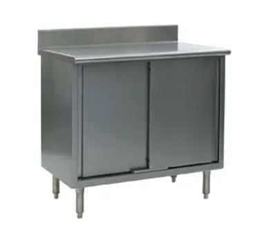 Eagle Group CB2448SE-BS Spec-Master® Series Sliding Doors Chef Table, 48"W x 24"D / Backsplash