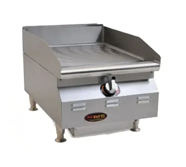 Eagle Group CLAGGDT-15-LP 15" Countertop Thermostatic LP Gas Griddle, 3/4" Steel Plate, 31.250 BTU