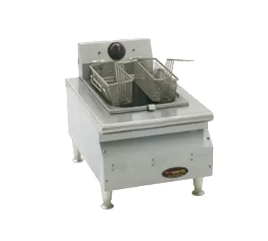 Eagle Group CLEF10-240 Full Pot Countertop Electric Fryer w/ 15-lb Capacity, 2 Fry Baskets