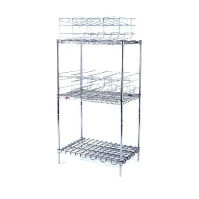 Eagle Group CRC2-X 36" Stationary Wire Can Storage Rack with 3-Tier and 64 #10 Cans Capaity