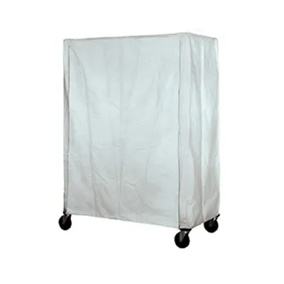 Eagle Group CZ-74-2160-T Cart Cover, 60"W x 21"D x 74"H, Uncoated, Zipper, Transparent Vinyl, NSF