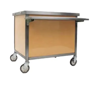 Eagle Group DCS-CUEL-36 Director's Choice Cafeteria Cashier Unit, 36"L, 304 Stainless Steel, Holly Berry Red