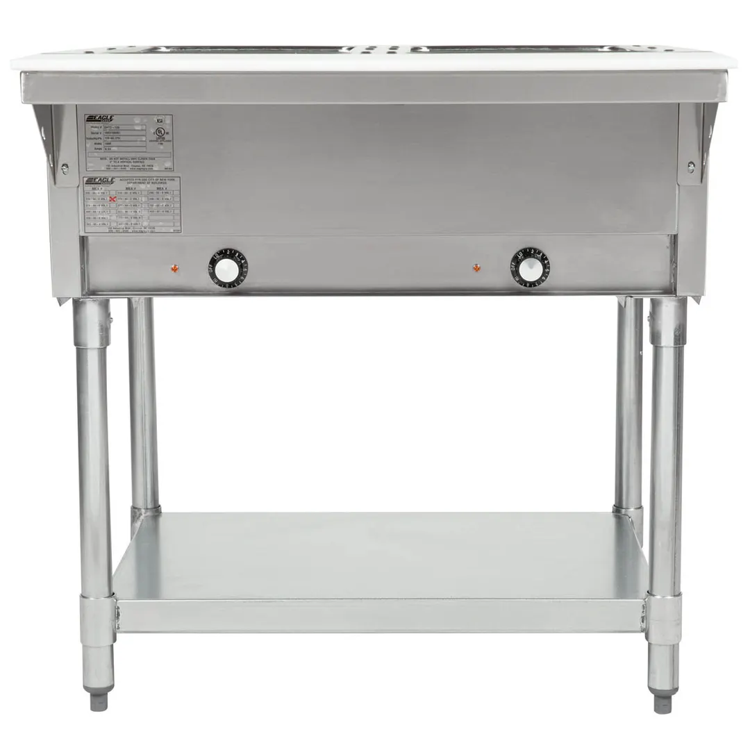 Eagle Group DHT2-120 33" Hot Food Table, (2) Pan Capacity
