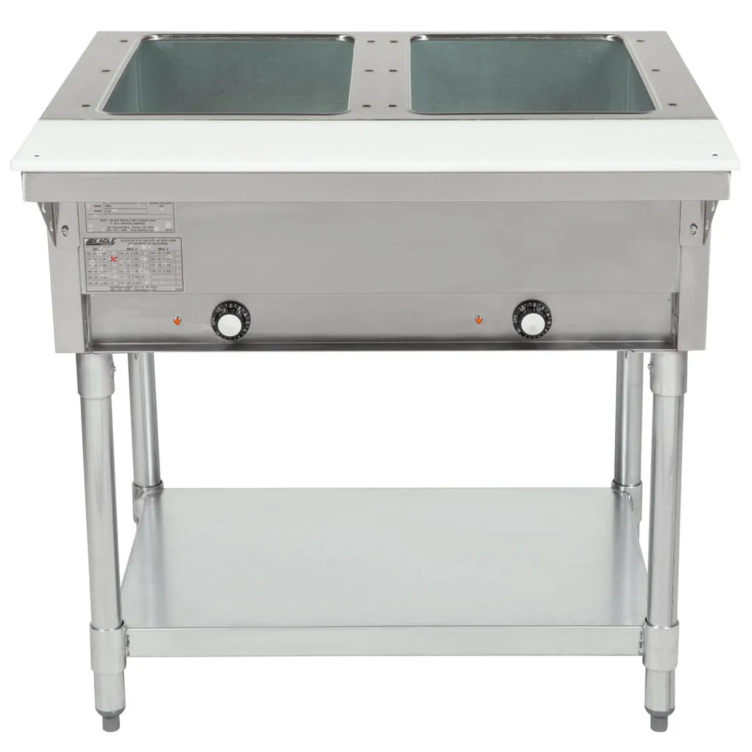 Eagle Group DHT2-240 33" Hot Food Table, (2) Pan Capacity