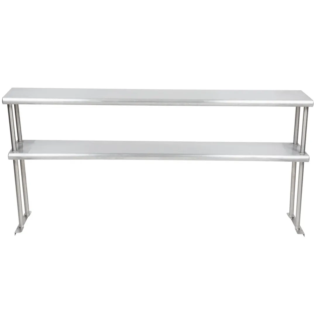 Eagle Group DOS-HT4 Overshelf, Table Mount, 63-1/2"W X 10"D, Double Deck