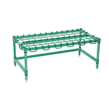 Eagle Group DR1848-E 48" NSF Epoxy Coated Wire Dunnage Rack with 1300 lb. Capacity, 3-Sided Frame