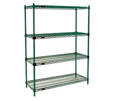 Eagle Group F2QA2-74-1860VG Valu-Gard® Green Epoxy Quad-Adjust® Starter Unit - 60"W x 18"D