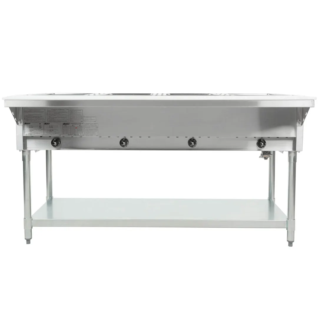 Eagle Group HT4-NG 63" Gas Hot Food Serving Counter, (4) Pan Capacity