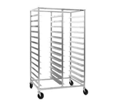 Eagle Group OUR-1836-3-SR 36 Pan End Load Stainless Steel Double Mobile Tray Rack 