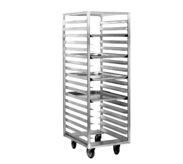 Eagle Group OURR-1811-5-A Panco 11 Pan End Load Mobile Aluminum Roll-In Refrigerator Rack