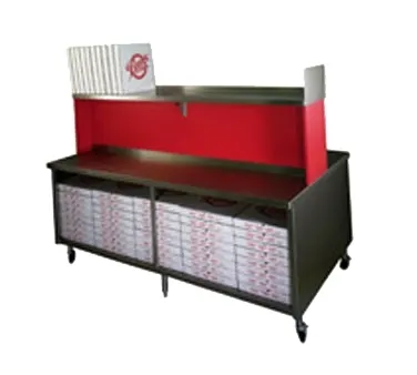Eagle Group PIC60R Pizza Cut-N-Pack Table, 60"W X 49-3/4"D X 68"H