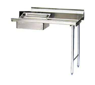 Eagle Group SDTR-120-16/3 120" Straight Soiled Dishtable w/ Right Table, Pre-Rinse Sink, 8" Backsplash