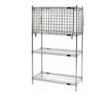 Eagle Group SECM1836FS Security Enclosure Kit with Flip-Up Doors, Stainless Steel Finish, 36" x 18"