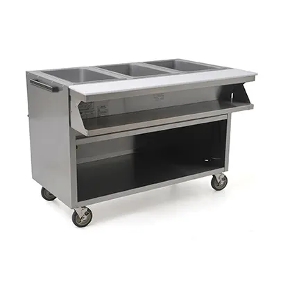 Eagle Group SPHT4OB-208-3 63" Spec-Master® Sealed Well Hot Food Table, (4) Pan Capacity