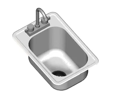 Eagle Group SR19-16-8-1 Self-Rimming Drop-In Sink, One Compartment