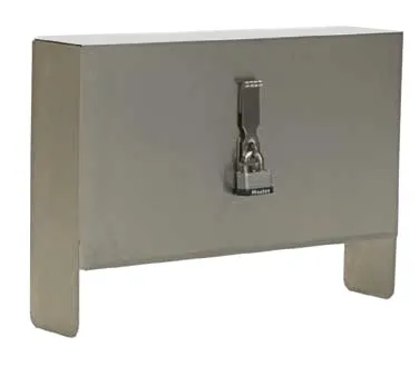 Eagle Group SSRLC-34 Speed Rail Cover, 34"W x 5"D x 8"H, Fits 12‑3/8" Bottles, Stainless Steel, NSF