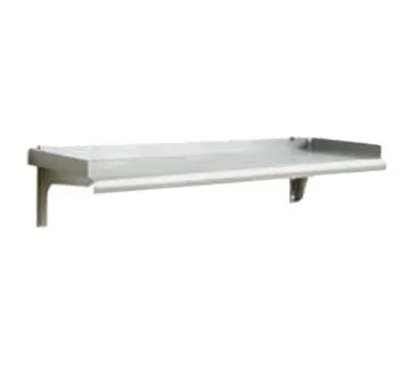 Eagle Group SWS1272-16/3-X 16 Gauge 304 Stainless Steel Wall-Mounted Shelf - 72"W x 12"D, FLYER 