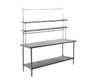 Eagle Group T3072SB-FM-PL-X 72" Stainless Steel Top 63" - Work Table