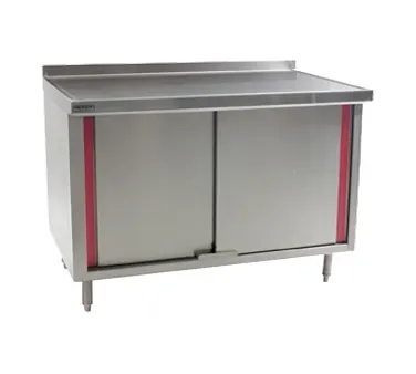 Eagle Group UCBH2448SEM 48" Cabinet Base Hinged Doors Work Table / Marine Edge