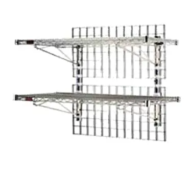 Eagle Group WAL-2-1836 EAGLEbrite® Zinc Modular Wall-Mounted Double Shelf Kit - 36" x 18"