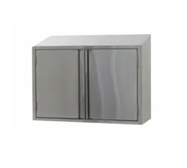 Eagle Group WCH-24 304 Stainless Steel Enclosed Wall Mounted Cabinet w/ Hinged Doors