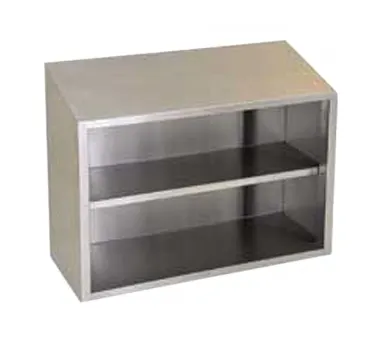 Eagle Group WCO-30 30" 304 Stainless Steel Open Front Wall Mounted Cabinet