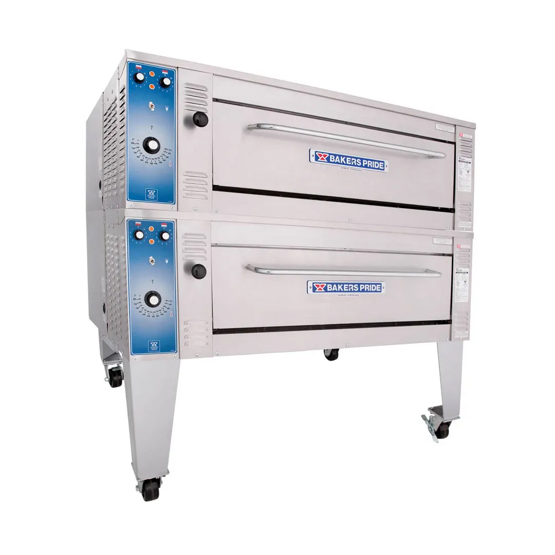 Bakers Pride EB-2-8-3836 55" Electric Double-Deck Oven w/ Infinite Controls, 140°F - 550°F
