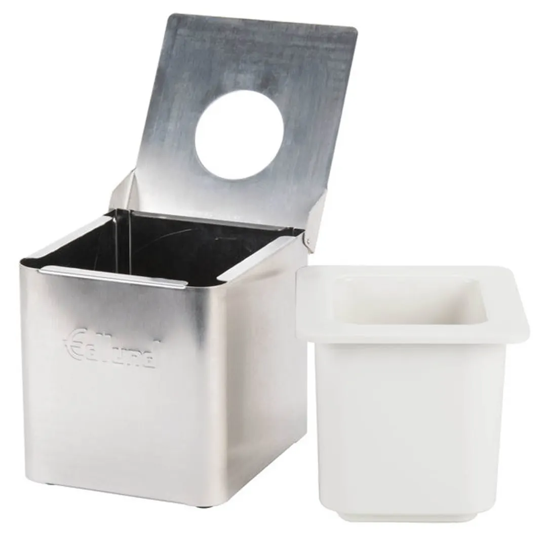 Edlund CSR-016W Pan Box, 1/6 Enclosure, Hinged Lid with Hole, 41°F (4°C) 8 Hours Without Ice, Safe