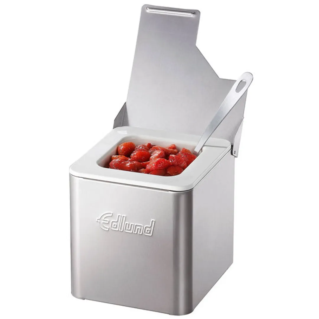 Edlund CSW-016 Pan Box, 1/6 Enclosure, 3/4 Hinged Lid, White/Steel Build, 41°F (4°C) 8‑Hour Hold
