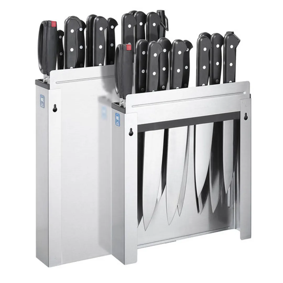 Edlund KR-699 Knife Rack, 12" Skirt, Steel, 8 Chef + 2 Small + 1 Steel + 1 Scissors, NSF Approved