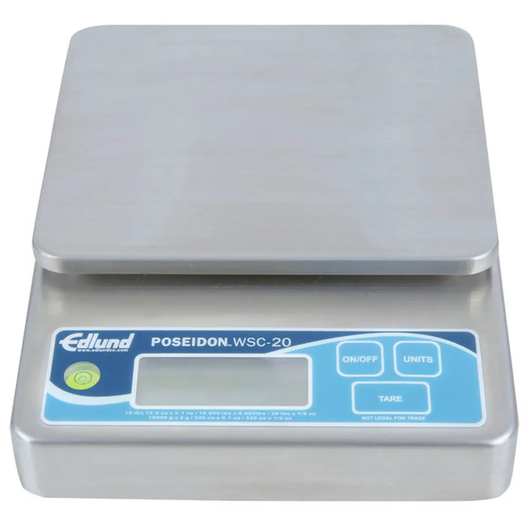 thumbnail image 2 of Edlund WSC-10 OP Poseidon 10 Lb Digital Portion Scale 2 of 12