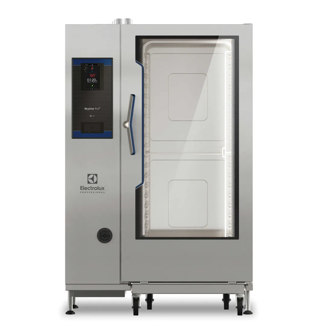 Electrolux Professional 219685 Full Size 20 Pan Gas Combi Oven w/ Touchscreen, Boilerless, 281.502 BTU