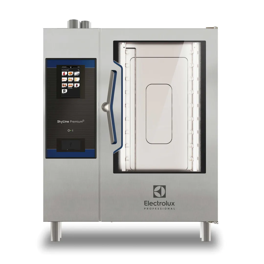 Electrolux Professional 219742 Half Size 10 Pan Electric Combi Oven w/ Touchscreen, Boiler, 480V
