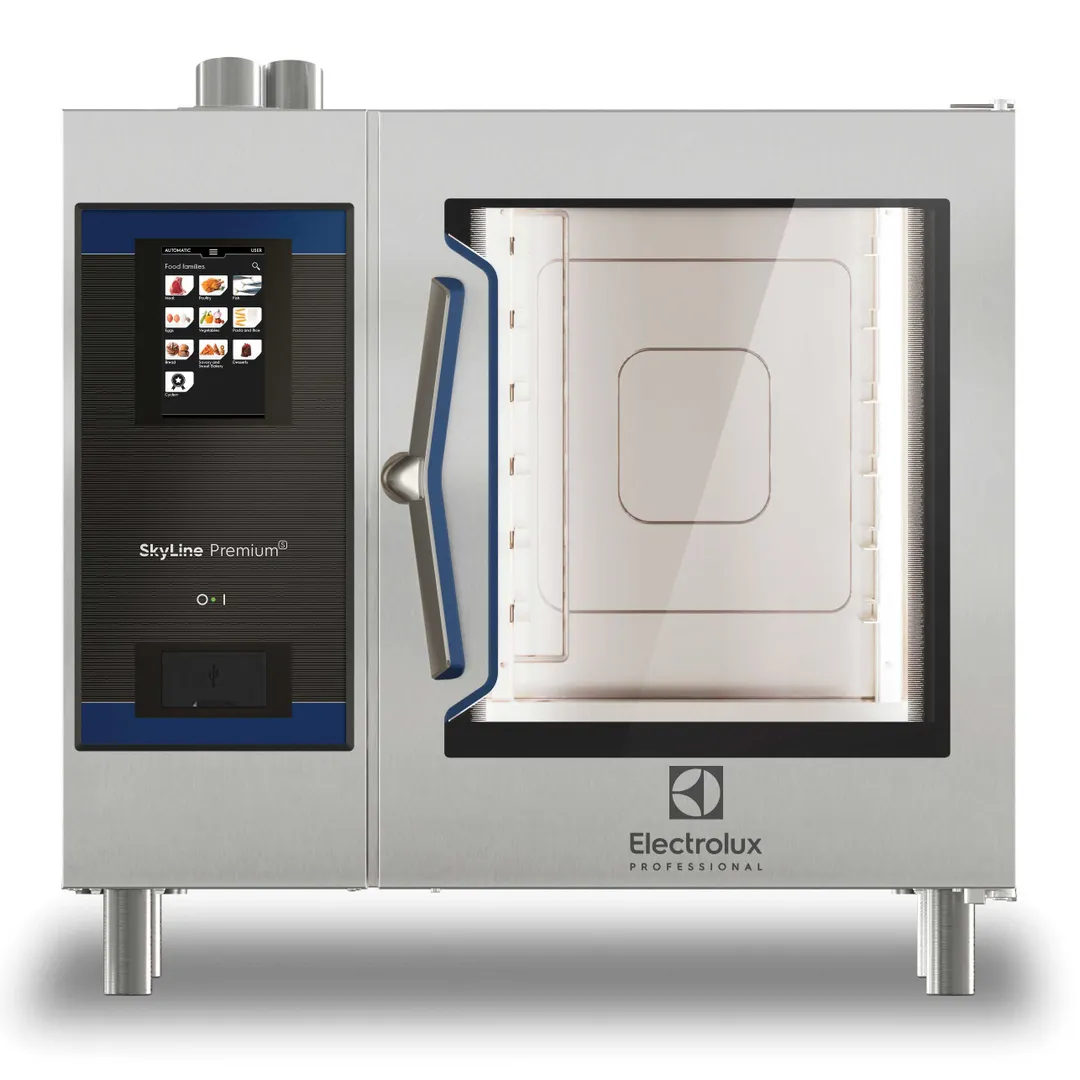 Electrolux Professional 219750 Half Size 6 Pan Electric Combi Oven w/ Touchscreen, Boiler, 208V