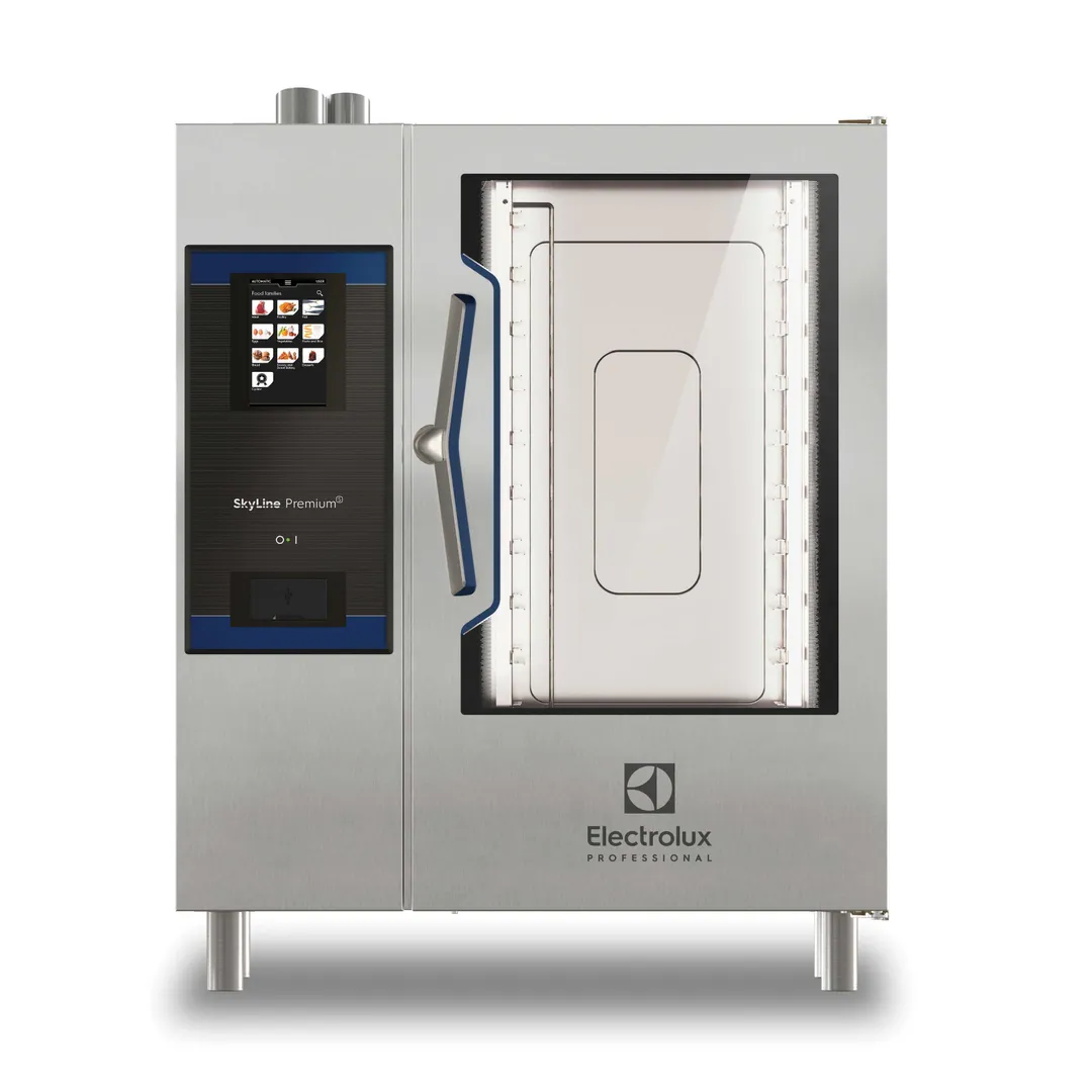 Electrolux Professional 219752 Half Size 10 Pan Electric Combi Oven w/ Touchscreen, Boiler, 208V