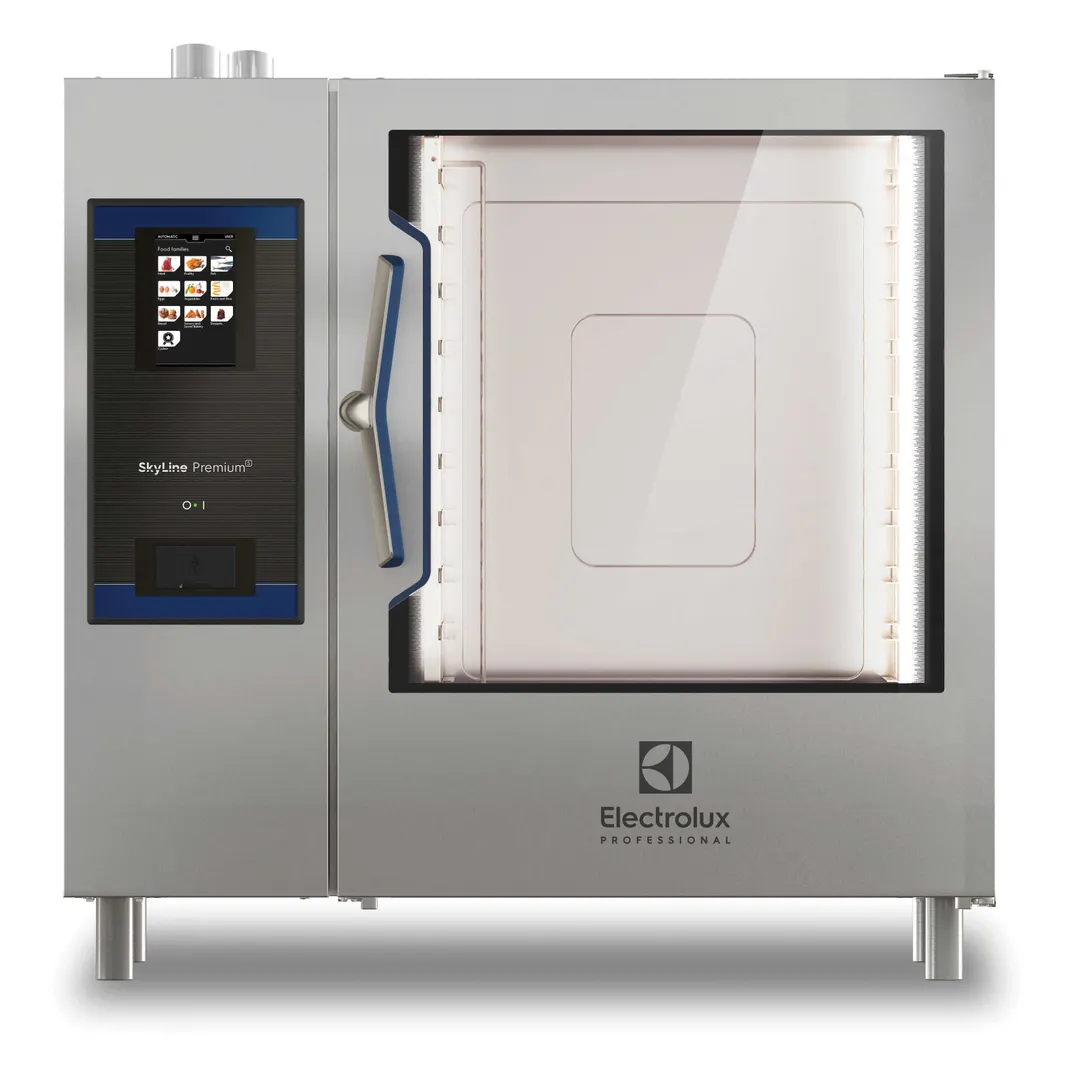 Electrolux Professional 219753 Full Size 10 Pan Electric Combi Oven w/ Touchscreen, Boiler, 208V
