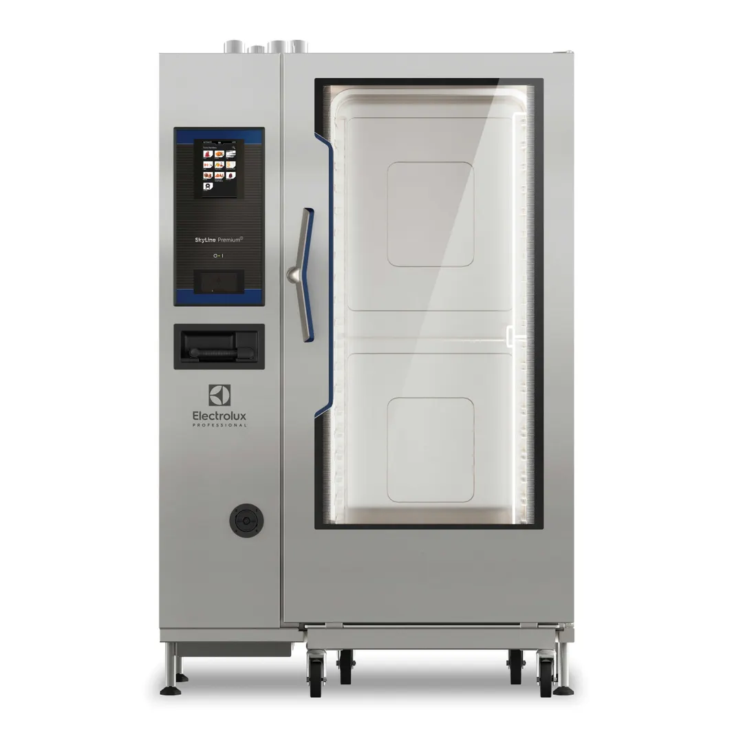 Electrolux Professional 219755 Full Size 20 Pan Electric Combi Oven w/ Touchscreen, Boiler, 208V