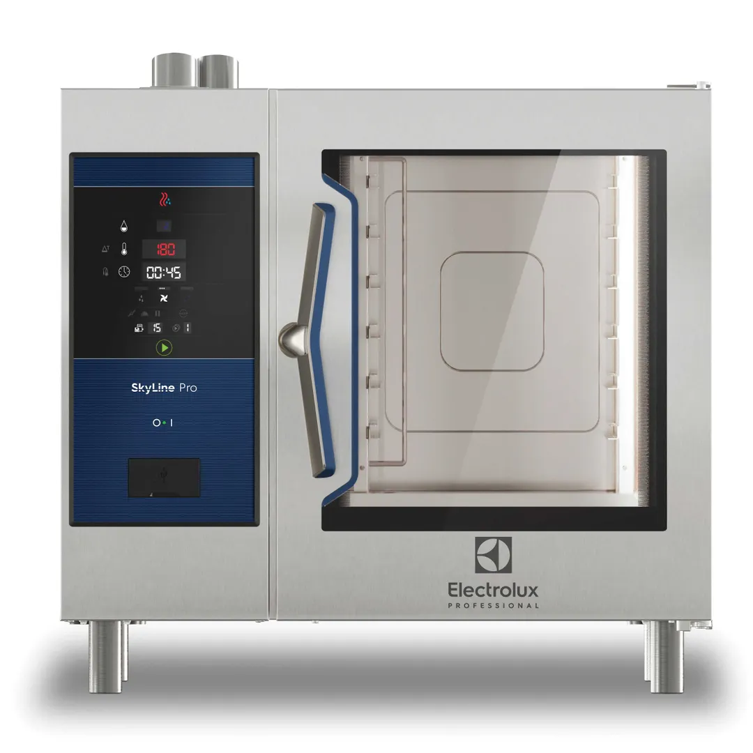 Electrolux Professional 219960 Half Size 6 Pan Gas Combi Oven w/ Digital Controls, Boilerless, , 48.067 BTU