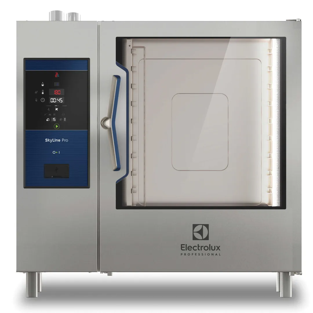 Electrolux Professional 219963 Full Size 10 Pan Gas Combi Oven w/ Digital Control, Boilerless, 140.792 BTU