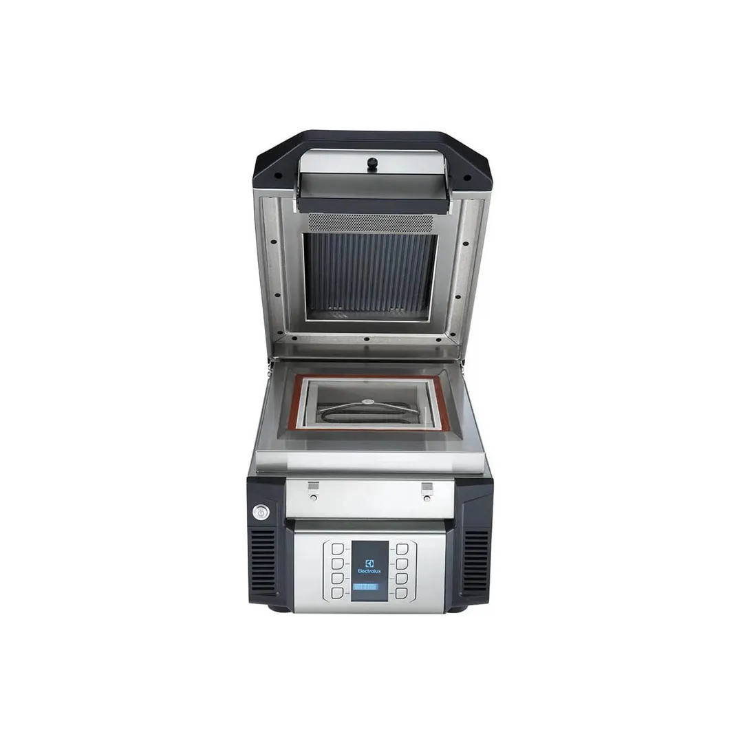 Electrolux Professional 603870 14" Sandwich Panini Grill w/ Grooved Top and Smooth Bottom, 208V
