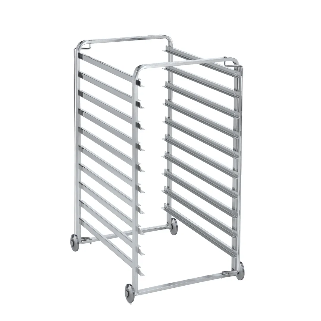 Electrolux Professional 922601 10 Tray Stainless Steel Mobile Tray Rack 